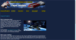 Desktop Screenshot of iwarpapermodels.org